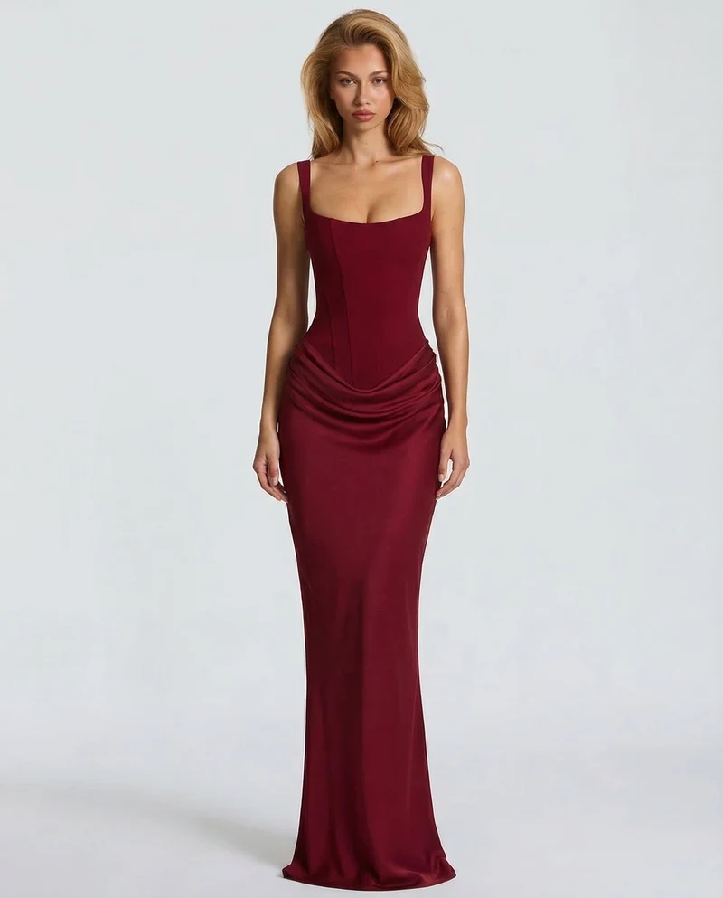 Chayenne - Sanduhr-Maxikleid