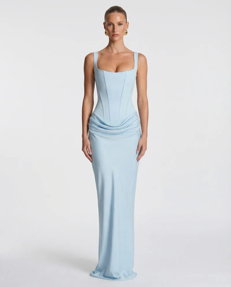 Chayenne - Sanduhr-Maxikleid
