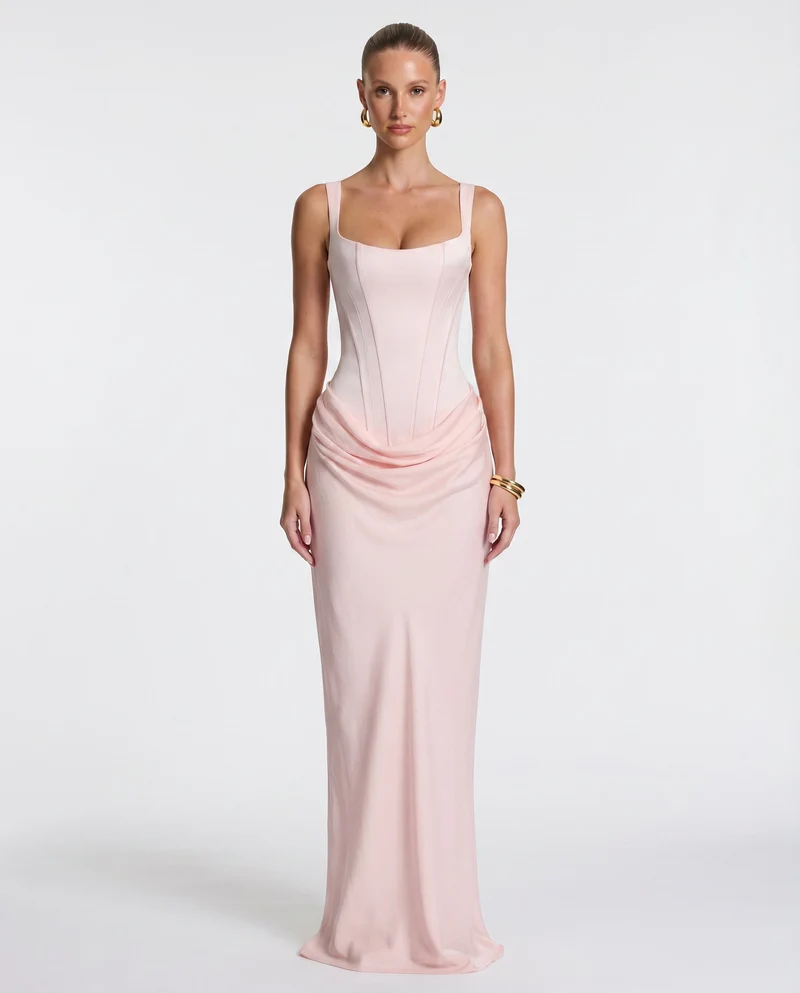 Chayenne - Sanduhr-Maxikleid