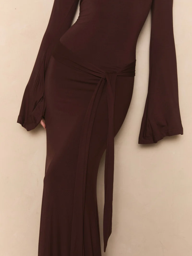 Marie – Gamine Jersey Schokoladenbraun