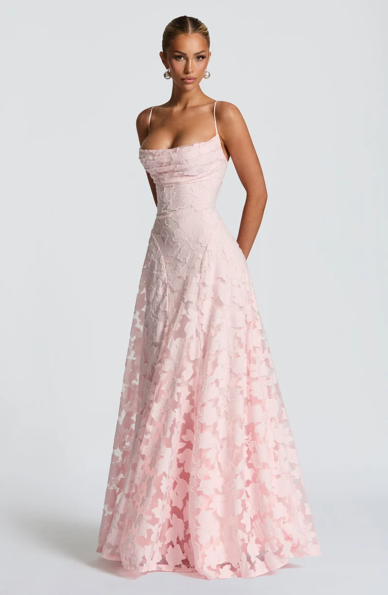 Francis - Maxi Kleid Blush