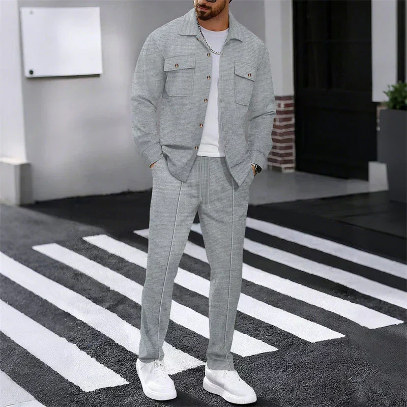 Duncan™ | WAFFELSTRICK FREIZEIT SET
