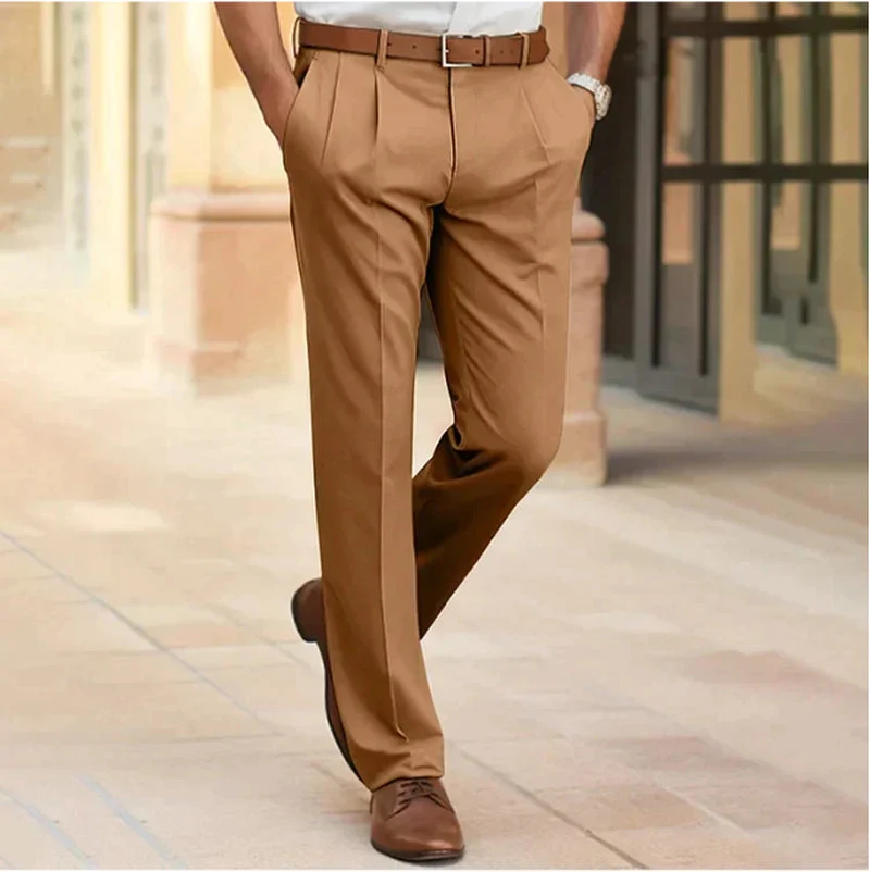 Herren Business-Freizeithose – Modische Anzughose