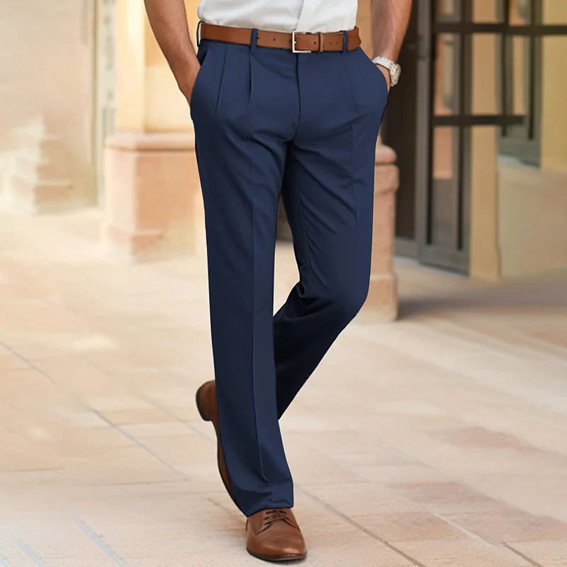 Herren Business-Freizeithose – Modische Anzughose