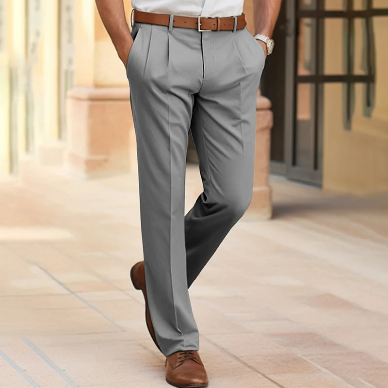 Herren Business-Freizeithose – Modische Anzughose
