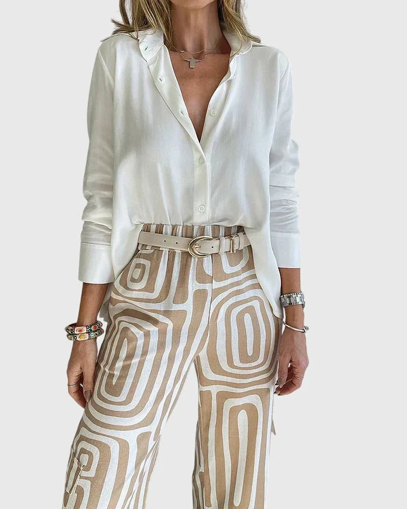Sophia™ - Stilvolle Hose + Kostenlose Bluse & Gürtel