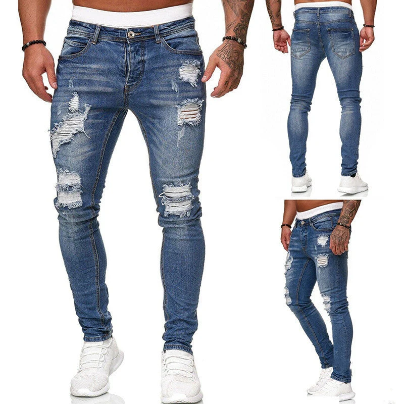 Richard - Modische Streetstyle-Jeans im Skinny-Fit mit Rissen
