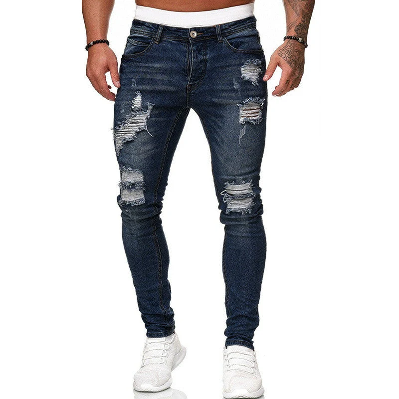 Richard - Modische Streetstyle-Jeans im Skinny-Fit mit Rissen