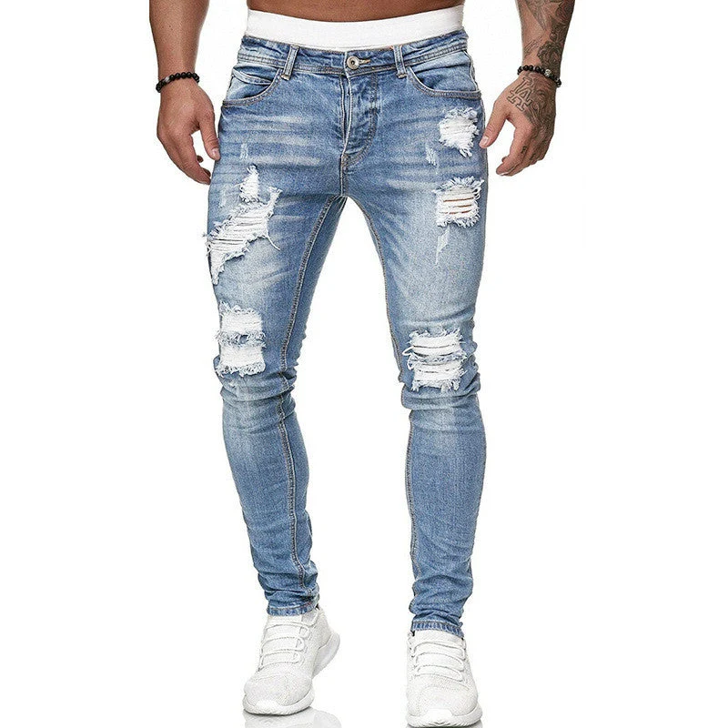 Richard - Modische Streetstyle-Jeans im Skinny-Fit mit Rissen