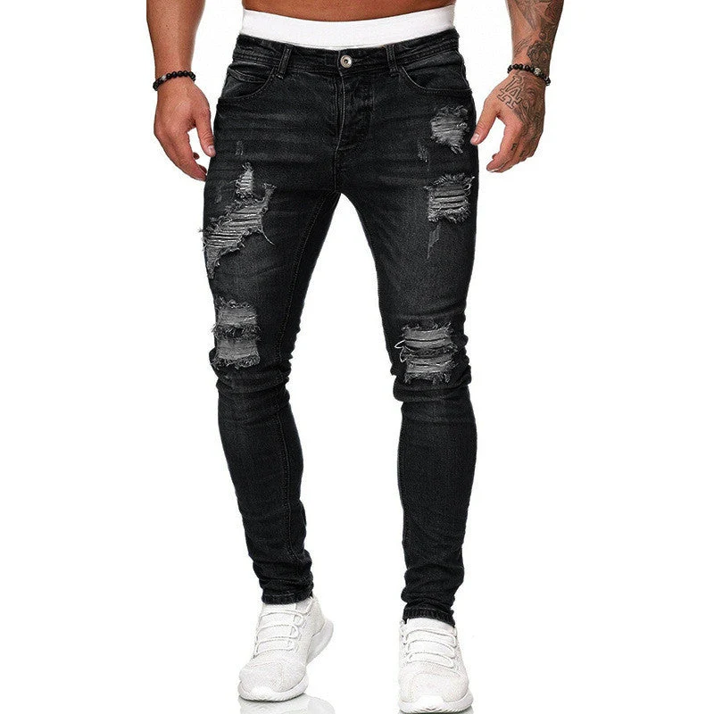 Richard - Modische Streetstyle-Jeans im Skinny-Fit mit Rissen