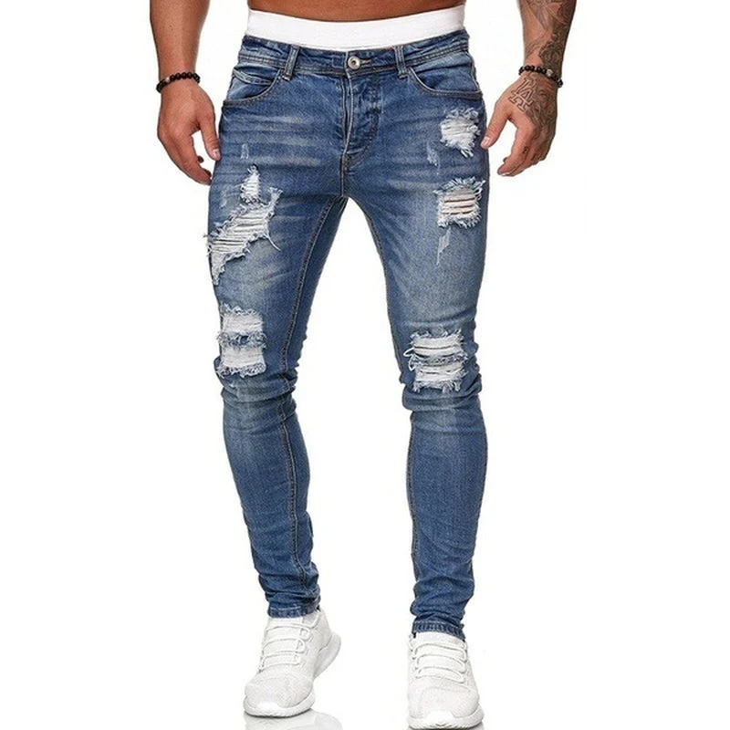 Richard - Modische Streetstyle-Jeans im Skinny-Fit mit Rissen
