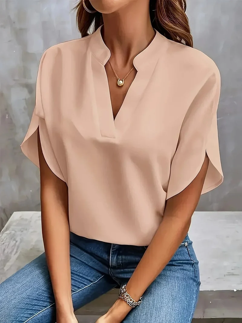 Thalia™ – Elegante, weich geschnittene Bluse