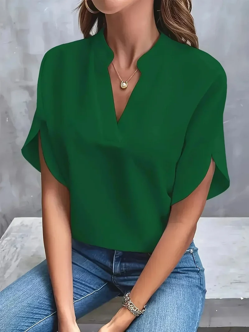 Thalia™ – Elegante, weich geschnittene Bluse