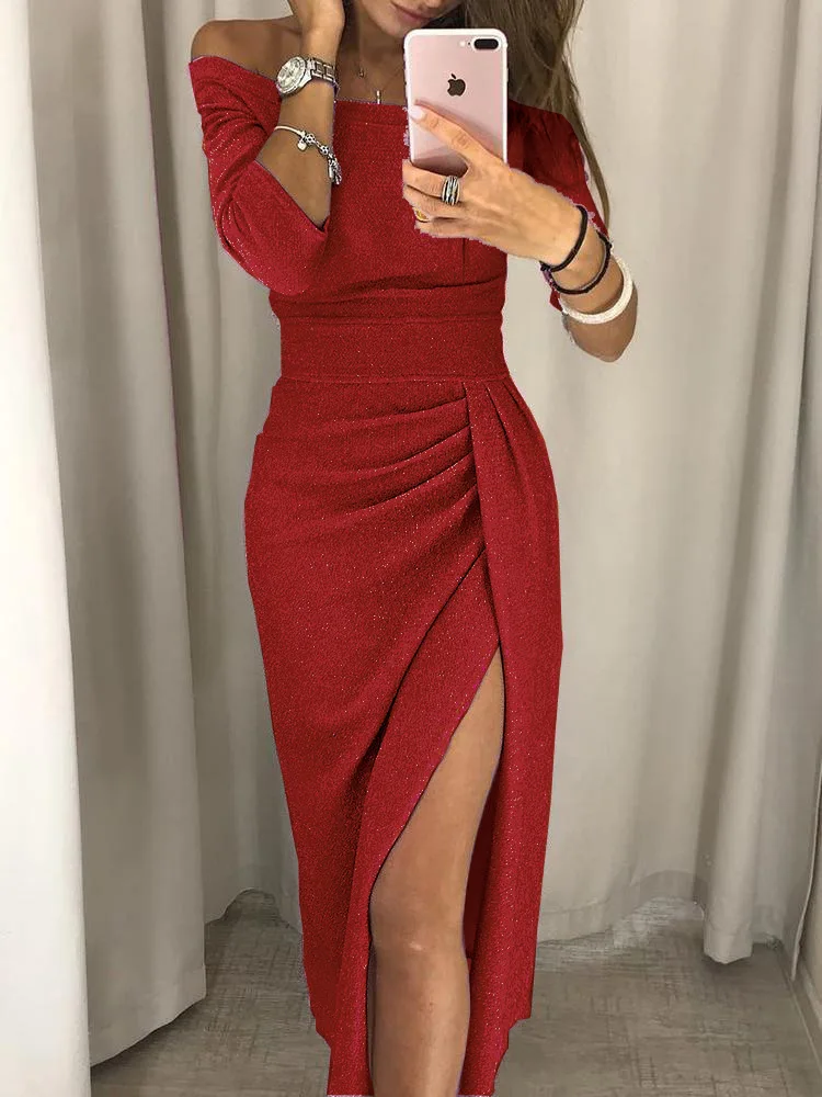 Elena - Langes elegantes Damenkleid
