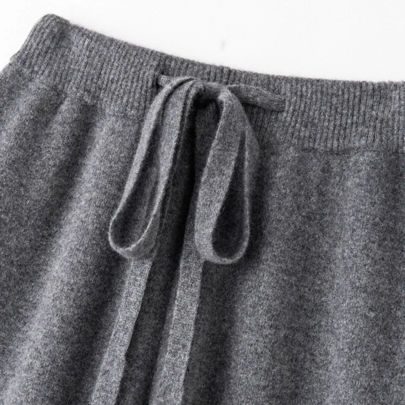 Emma – Lounge-Hose aus Melange-Strick