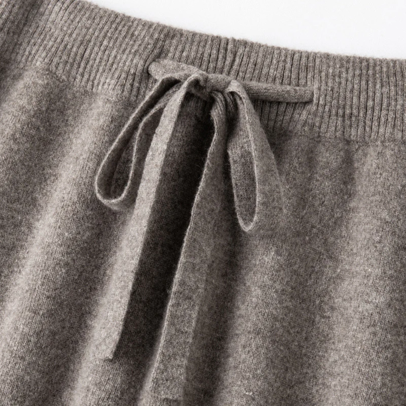Emma – Lounge-Hose aus Melange-Strick