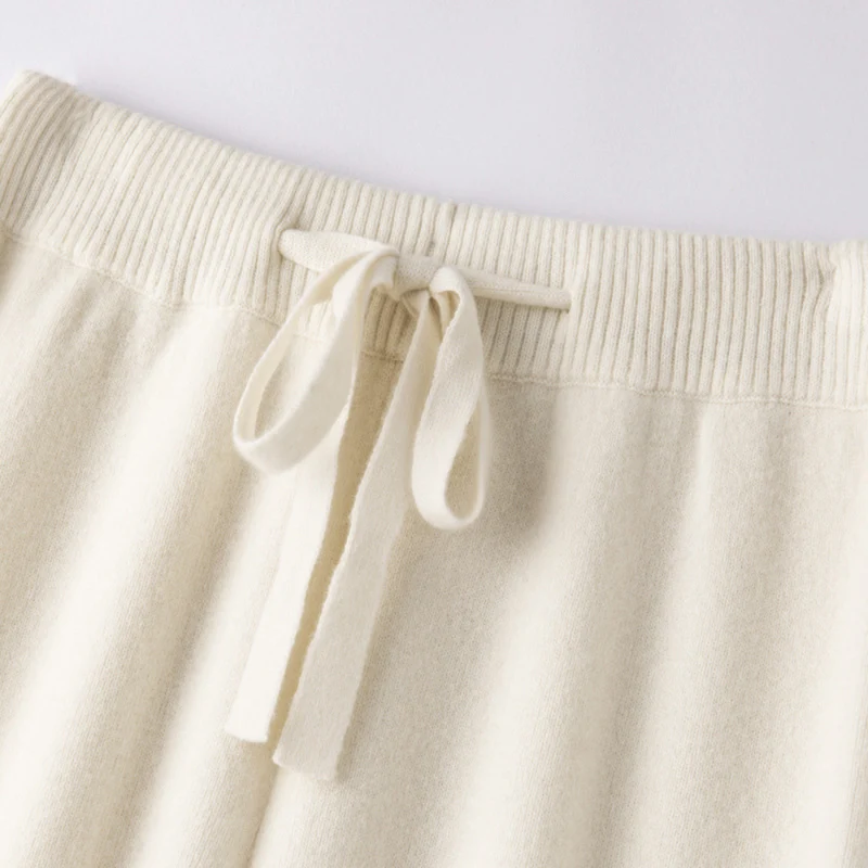 Emma – Lounge-Hose aus Melange-Strick