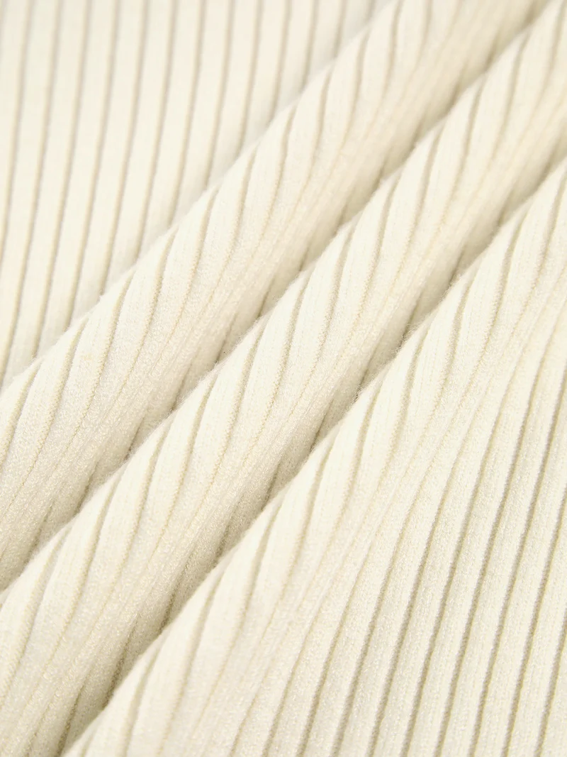 Imke – Langärmliges Strickoberteil in Vanille