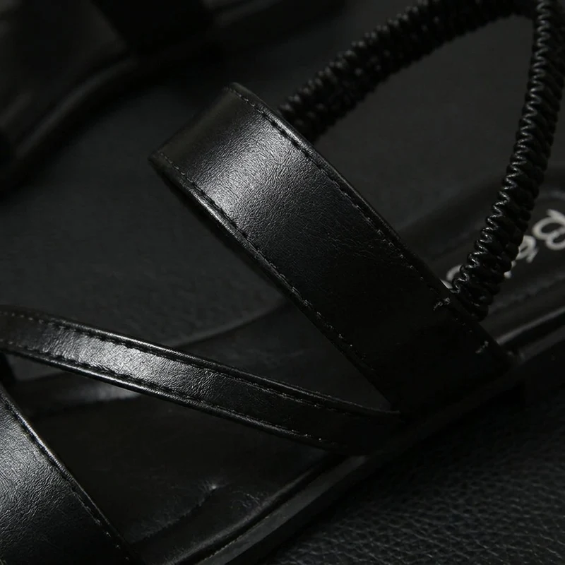 Damen Sommer Mehrriemen Fersenriemen Sandalen