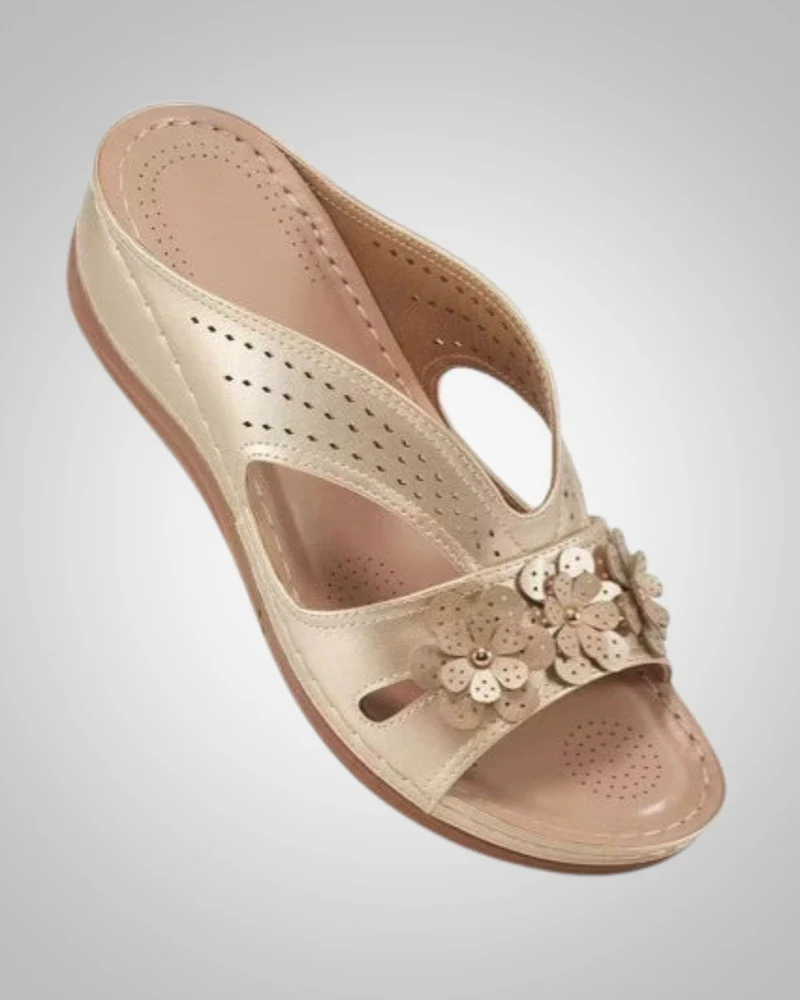 Damen Klassisch Orthopädische Pantolette Sandalen