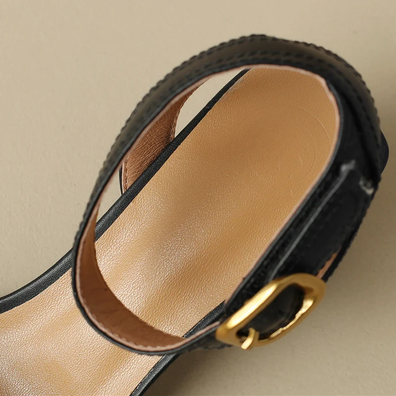 Damen Elegant Orthopädische Absatz Sandalen