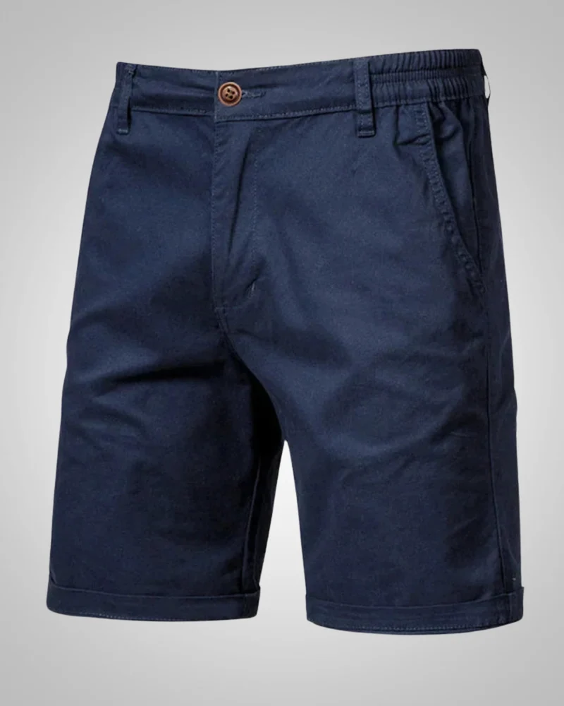 Herren Sommer Knopf Slim Fit Chino Shorts
