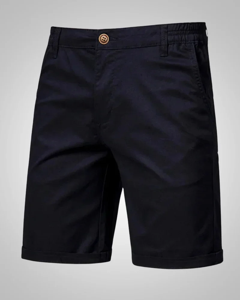 Herren Sommer Knopf Slim Fit Chino Shorts
