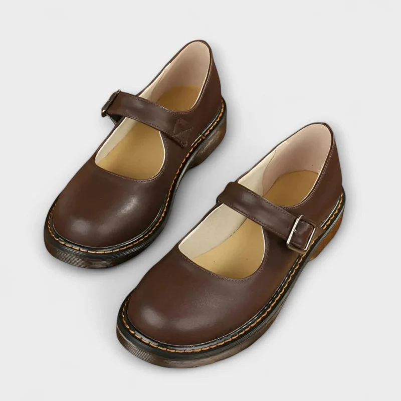 Damen Mary Jane Ballerina im klassischen Stil