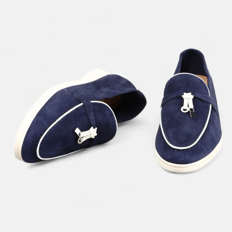 Herren Slip-On Sommer Loafers mit Quasten