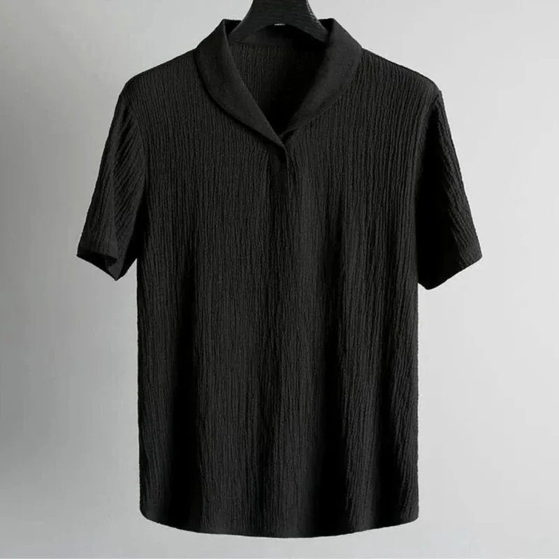 Herren Zweiteiler Leinen Sommer Set mit Kordelzug