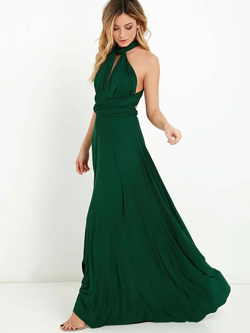 Damen Sommer Hochzeitsgast Maxikleid