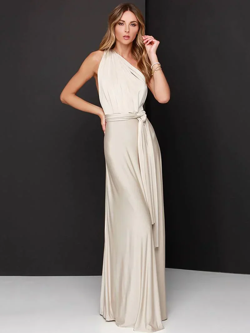 Damen Sommer Hochzeitsgast Maxikleid