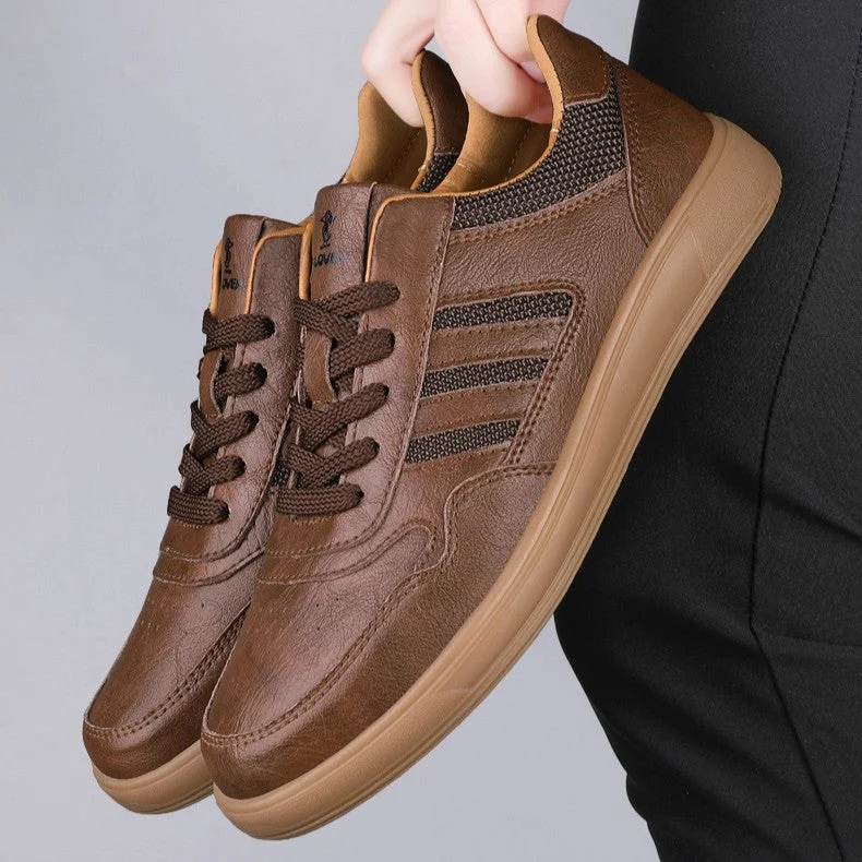 Herren Lässig Orthopädsiche Sneakers mit Schnürung