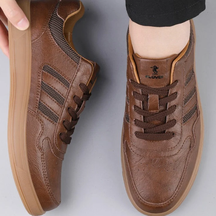 Herren Lässig Orthopädsiche Sneakers mit Schnürung