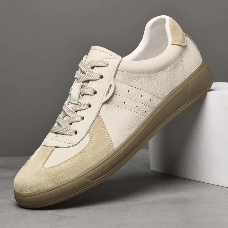 Herren Schnürung Perforiert Casual Sneakers
