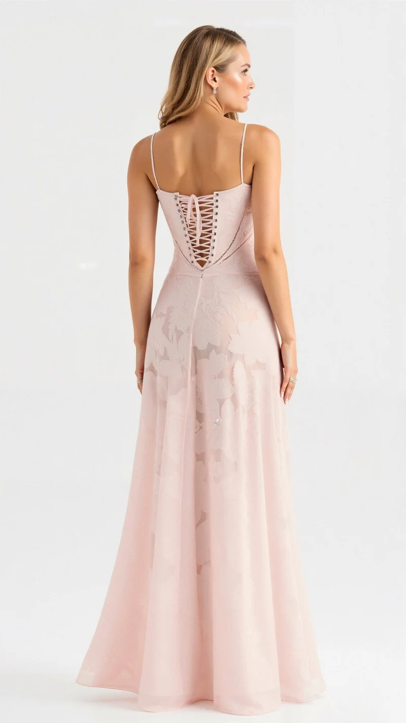 Damen Hochzeitsgast Blumenmuster Maxikleid