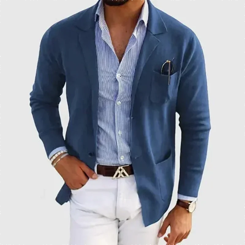 Herren Casual Regular Fit Sommer Blazer