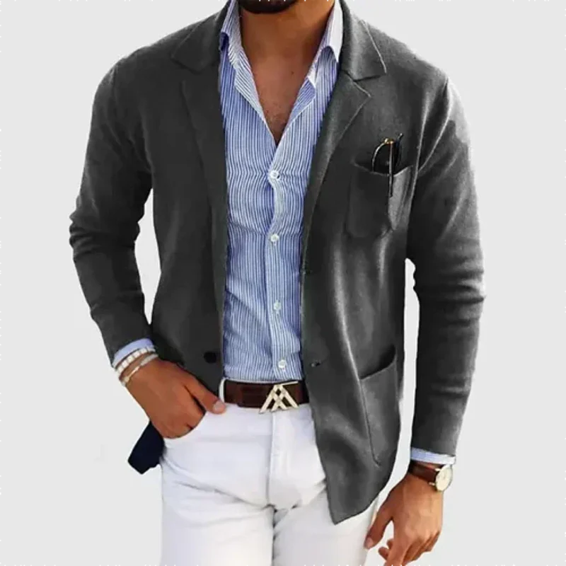Herren Casual Regular Fit Sommer Blazer