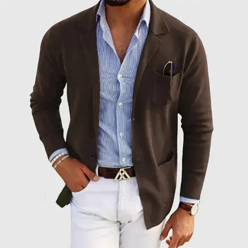 Herren Casual Regular Fit Sommer Blazer