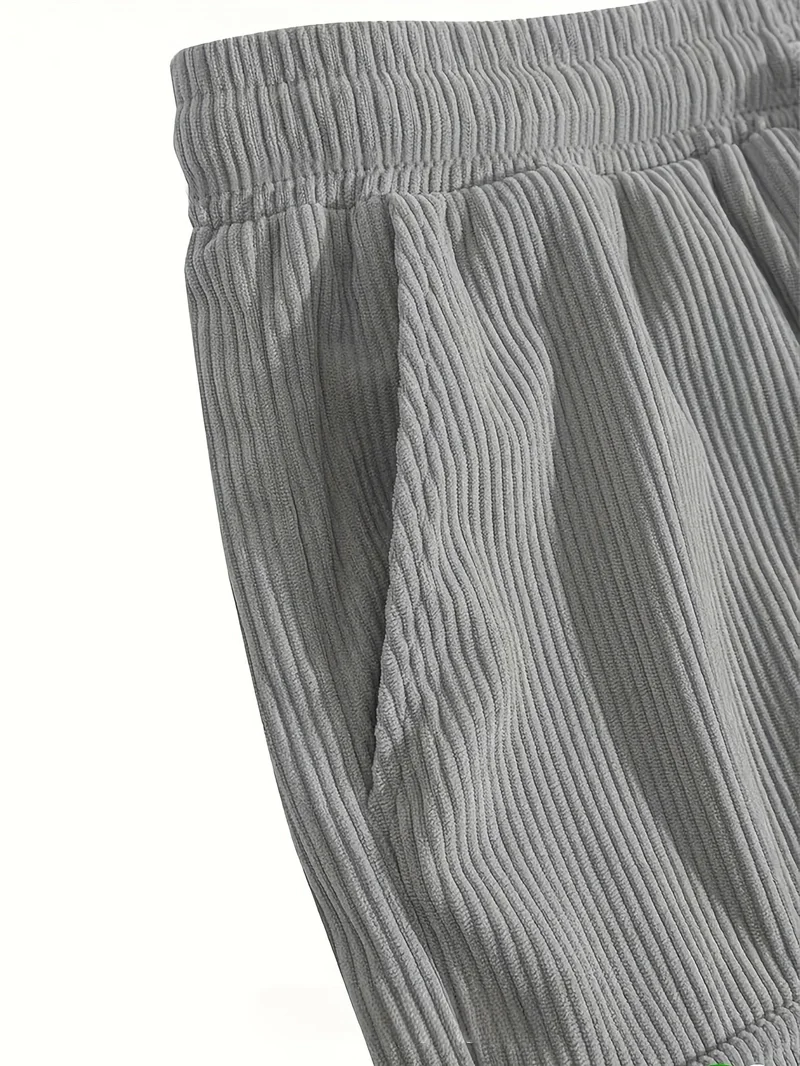Herren Sommer Elastische Bund Cargo Bermuda Shorts