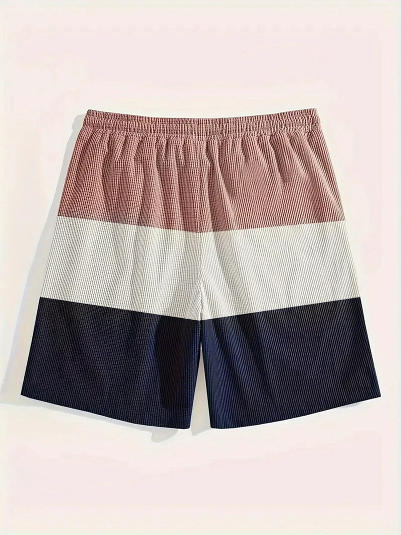 Herren Casual Gestreift Sommer Shorts