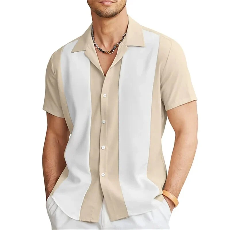 Herren Kurzarm Sommer Hemd