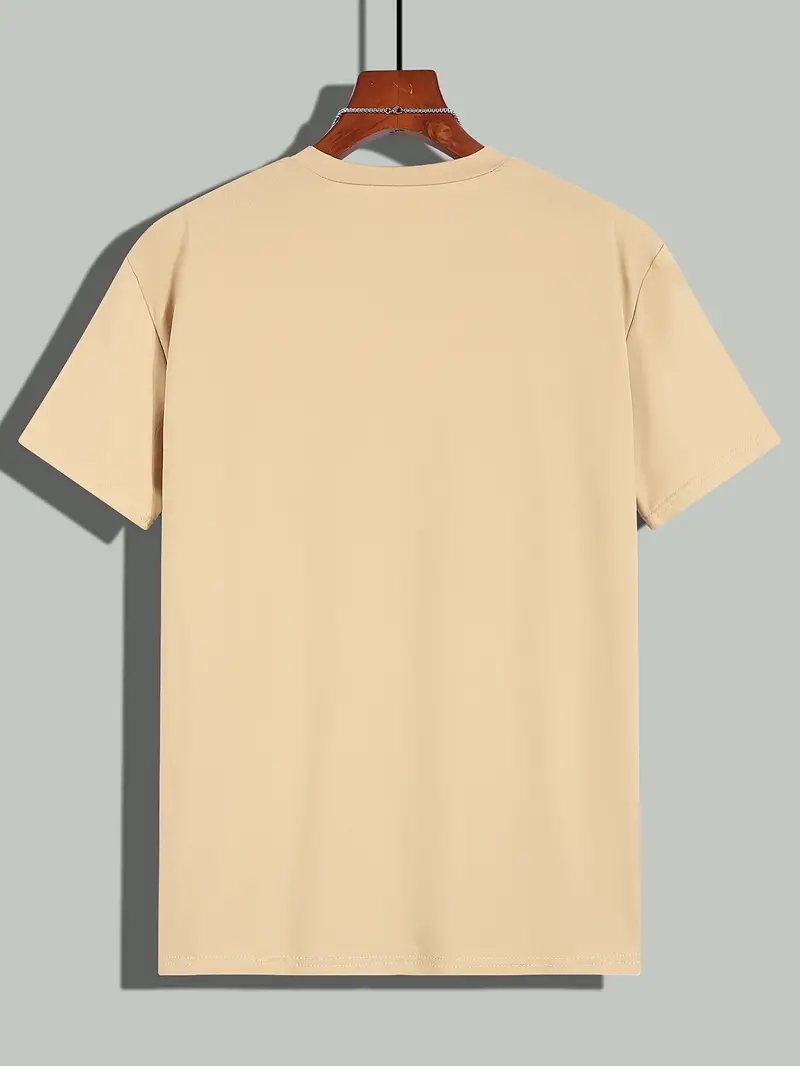 Herren Sommer Kurzarm Slim Fit T-shirt