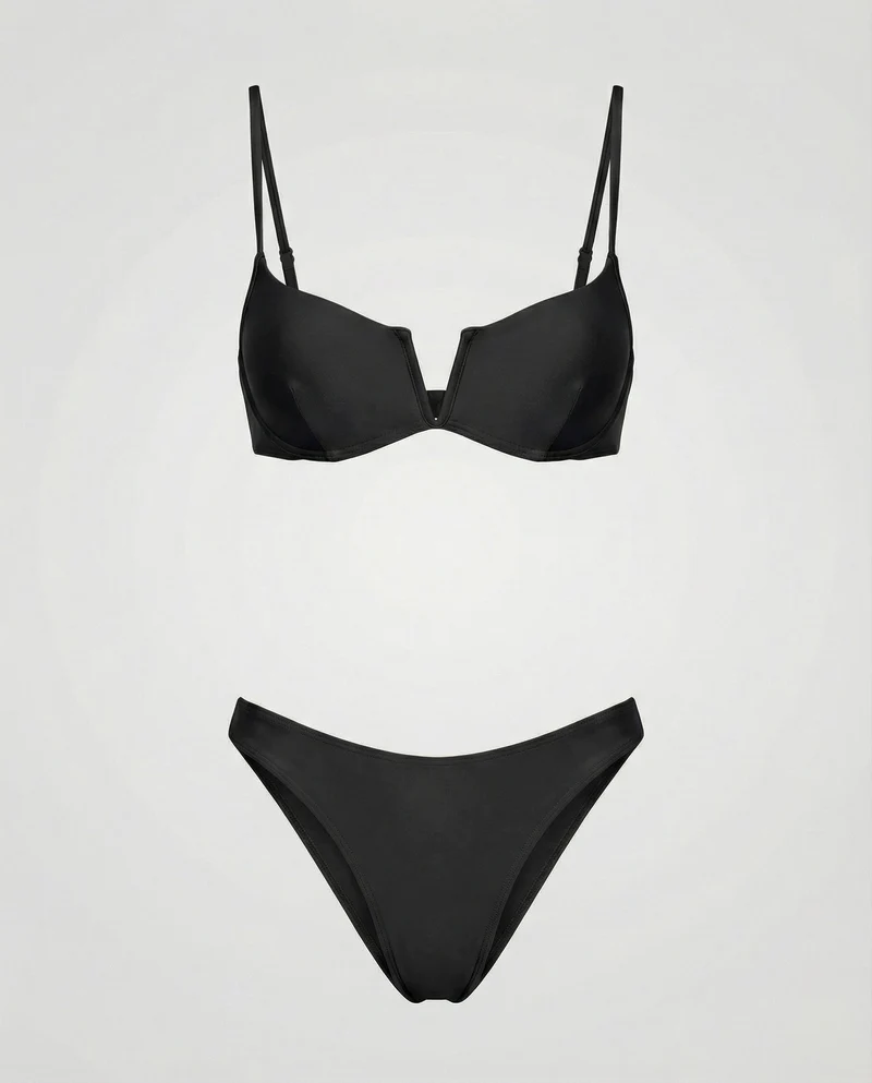 Damen Sommer Bügel High Cut Bikini