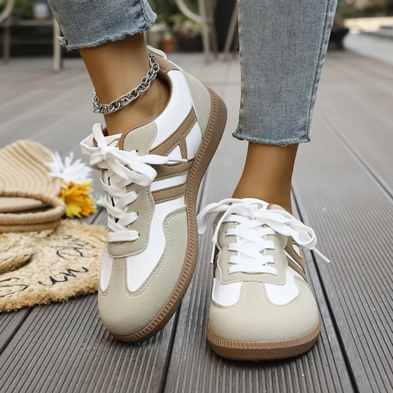 Damen Schnürung Orthopädische Sommer Sneaker