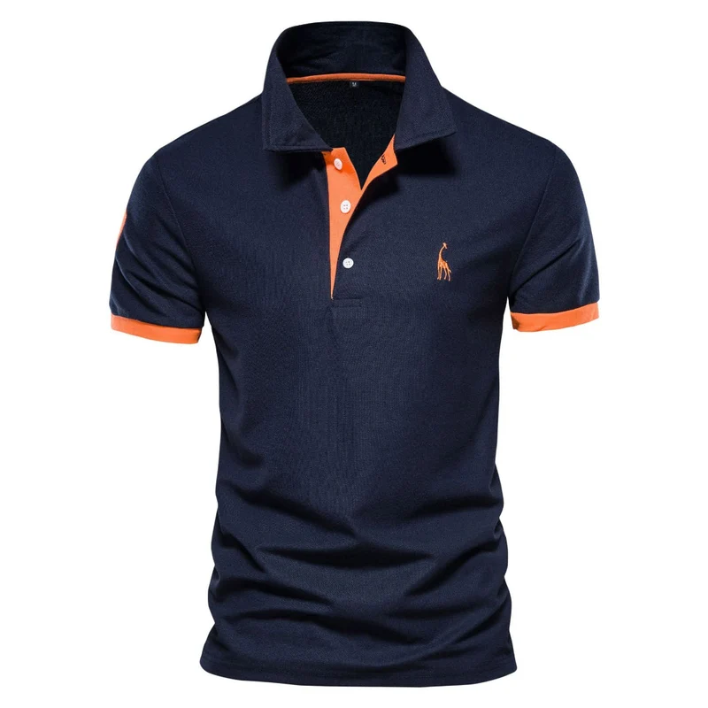 Herren Kurzarm Freizeit Slim Fit Poloshirt