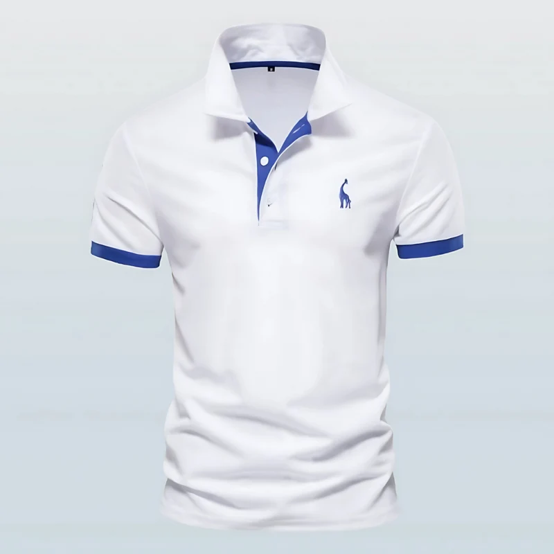 Herren Kurzarm Freizeit Slim Fit Poloshirt