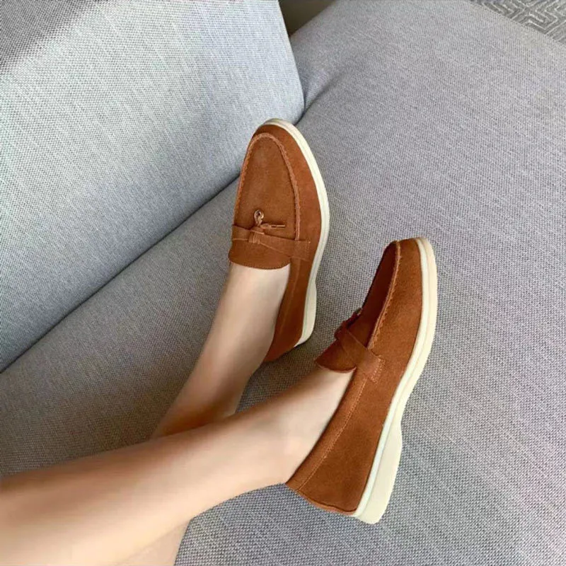 Damen Lässige Flache Casual Loafer