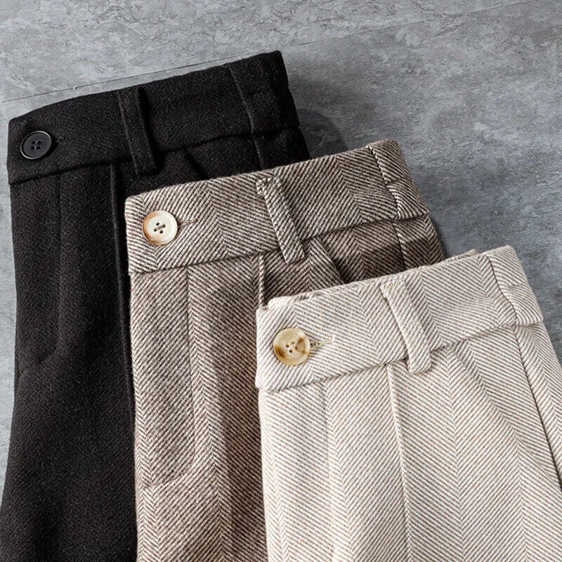 Damen Hochgeschnittene Eleganter Sommer Anzughose