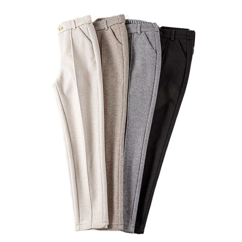 Damen Hochgeschnittene Eleganter Sommer Anzughose